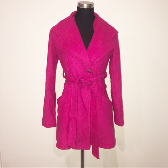 Winter Pink Peacoat Jacket Coat M - Picture 4 of 7